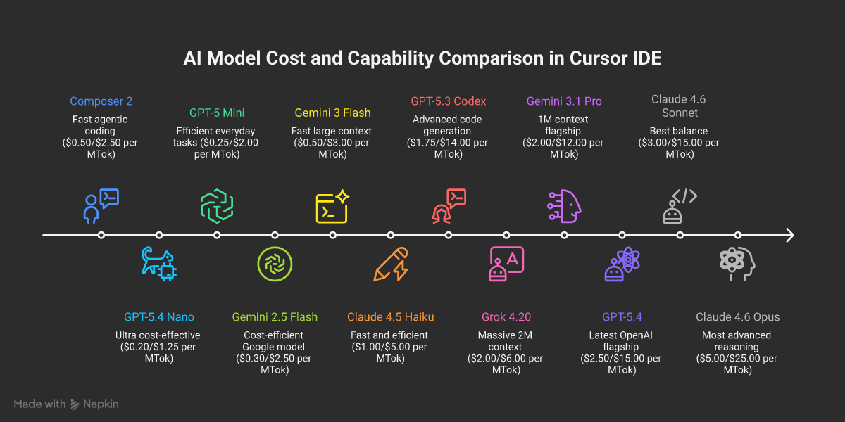 Cursor AI Model Comparison: Choosing the Right AI for Your Workflow