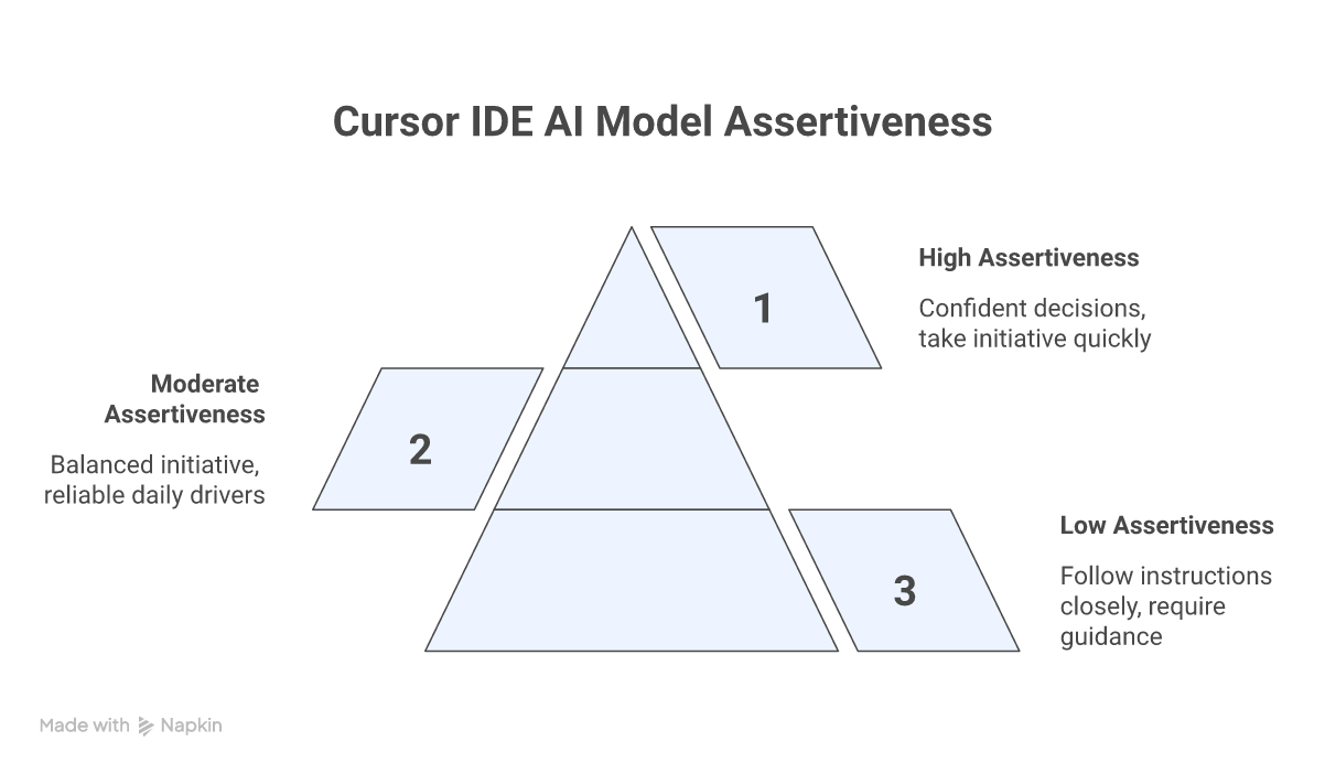 Cursor AI Model Assertiveness Levels